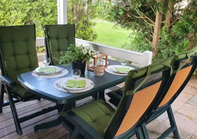 Chalet 121 - Terras met terras set