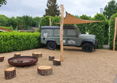 Recreatiepark De IJsvogel - Vuurhaard buiten